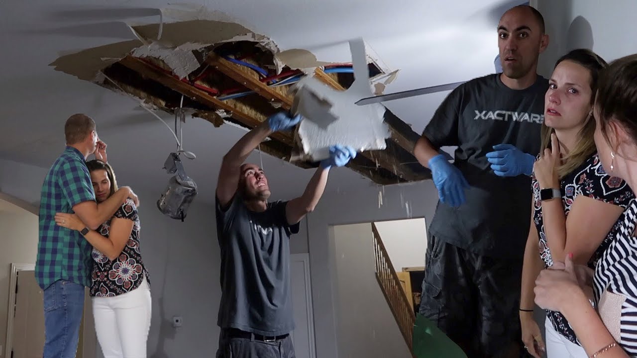 HOUSE FLOODED | CLOGGED TOILET FLOODS UPSTAIRS | TWO LEVELS RUINED | CEILING AND FLOORS RIPPED OUT
