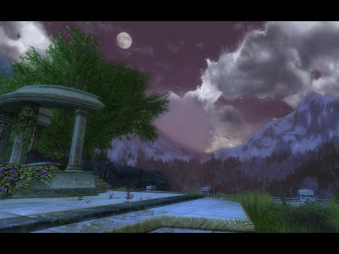 Lyndelby - indoor pool with flowering trees (LOTRO)