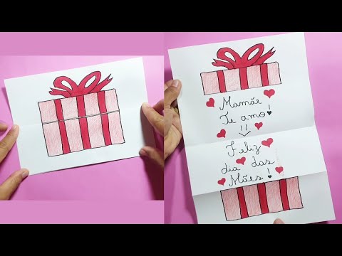 SURPRISE card for MOTHER'S DAY / quick and easy