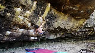 Video thumbnail of Fred's Roof, V10. Cowell