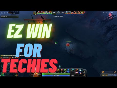 EZ Win For Techies - Dota 2 Short Clips