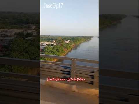 Puente de Calamar - Bolivar 🌉 #PuenteDeCalamar #viajeenmoto #paisajes