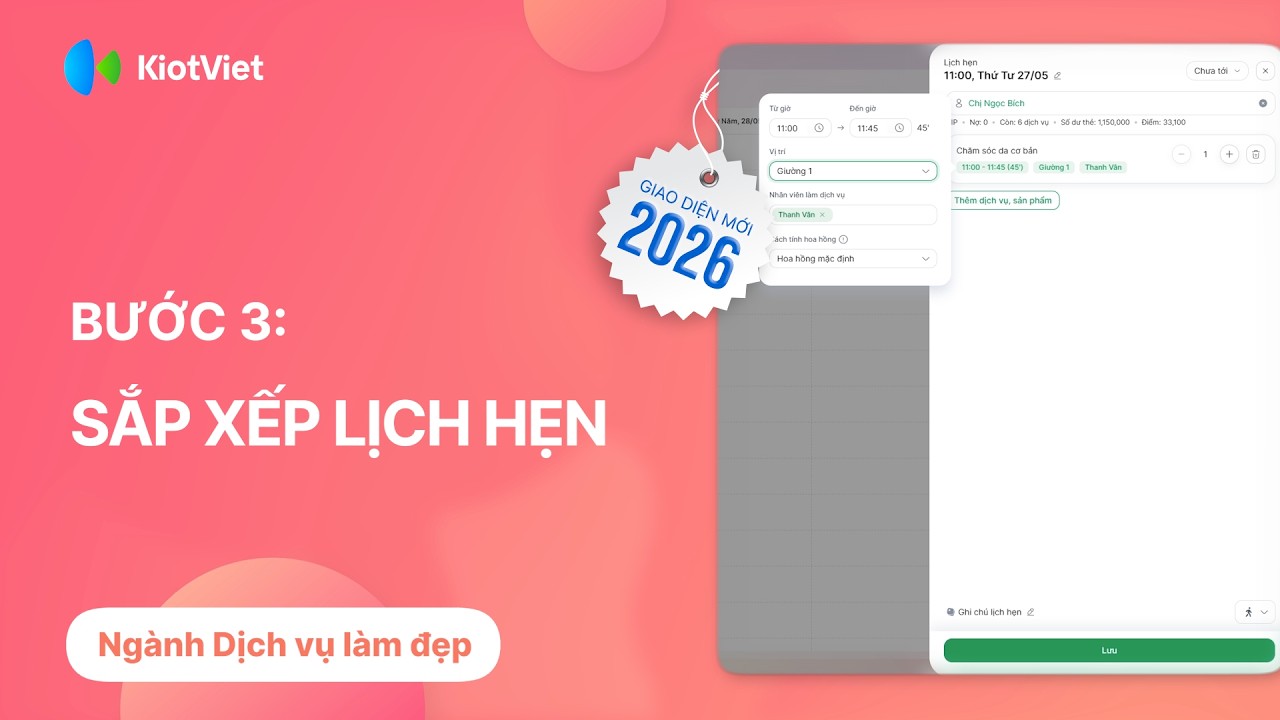 Thêm mới lịch hẹn