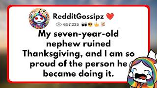 My seven-year-old nephew ruined Thanksgiving, and I am so proud of the person he became doing it.
