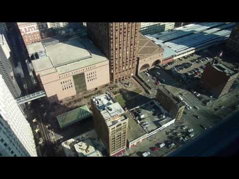 Penthouse views from the northeast corner of 235 Van Buren