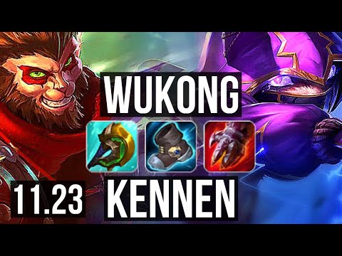 WUKONG vs KENNEN (TOP) | 2.5M mastery, 500+ games, 3/3/13 | NA Grandmaster | 11.23