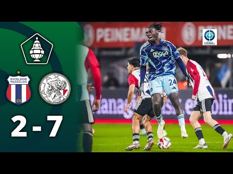 Torfestival in Rotterdam! Ajax lässt Außenseiter keine Chance | Excelsior Maassluis - Ajax Amsterdam