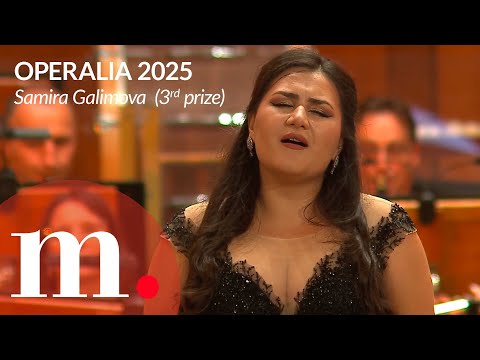 Samira Galimova (3rd prize) at Operalia, the World Opera Competition 2025
