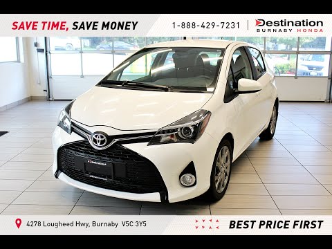 2015 Toyota Yaris Auto SE - ALLOYS- NO ACCIDENTS - BACK UP CAM - B10963