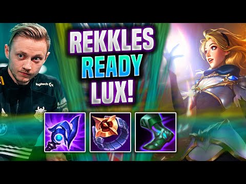 KC REKKLES IS READY TO PLAY LUX! - KC Rekkles Plays Lux ADC vs Vayne! | Preseason 2022