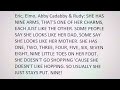 Sesame Street Eric Elmo Abby Cadabby Rudy Martian Beauty LYRICS