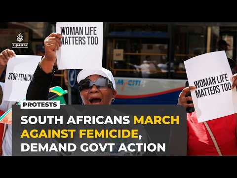 South Africa protests demand action against femicide as bodies of 11 women found