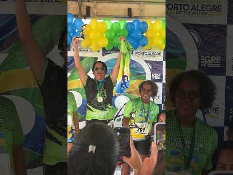 Célia Viana - Corrida de aniversário da cidade de Porto Alegre do Tocantins.