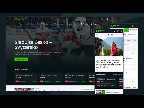 NÁVOD: Kde a jak sledovat přímé přenosy ČT sport a ČT sport Plus