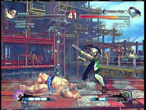 SSFIVAE:  E.Honda (kasashi45) vs. Vega (uenis) SD