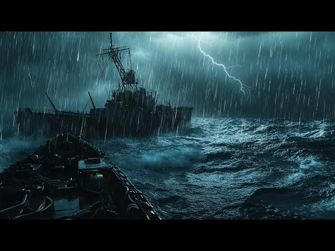 You Will Sleep Better Than Ever When You Feel the Soothing Sounds of Rain and Waves on the Boat