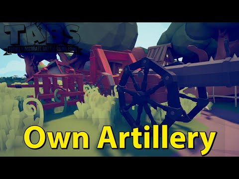 Make your own Cannon, Catapult, Ballista... (artillery) in TABS