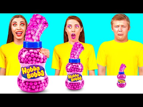 Big, Medium and Small Plate Challenge | Who Wins the Secret Kitchen Battle by RaPaPa Challenge