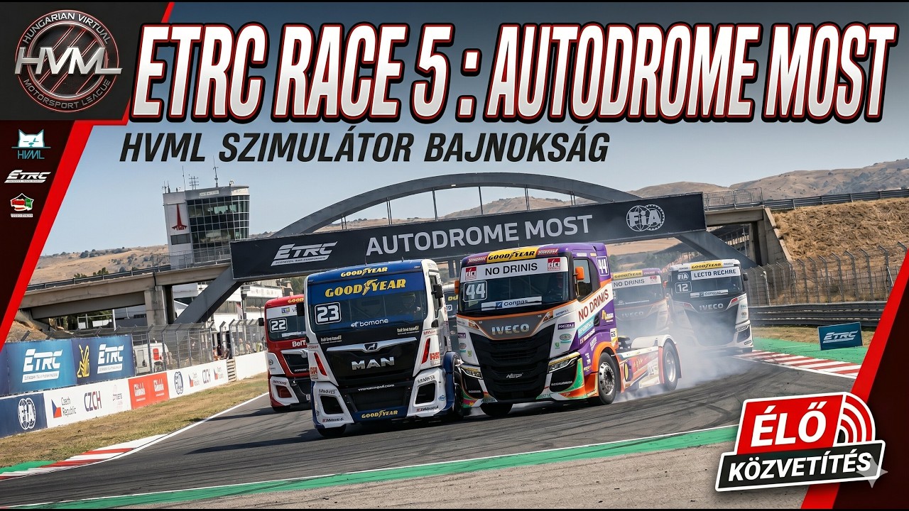 Hungarian Virtual Motorsport League | Assetto Corsa | ETRC | #05 Autodrome Most