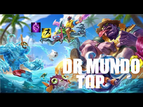 League of Legends-Pool party Mundo top-full gameplay commentary
