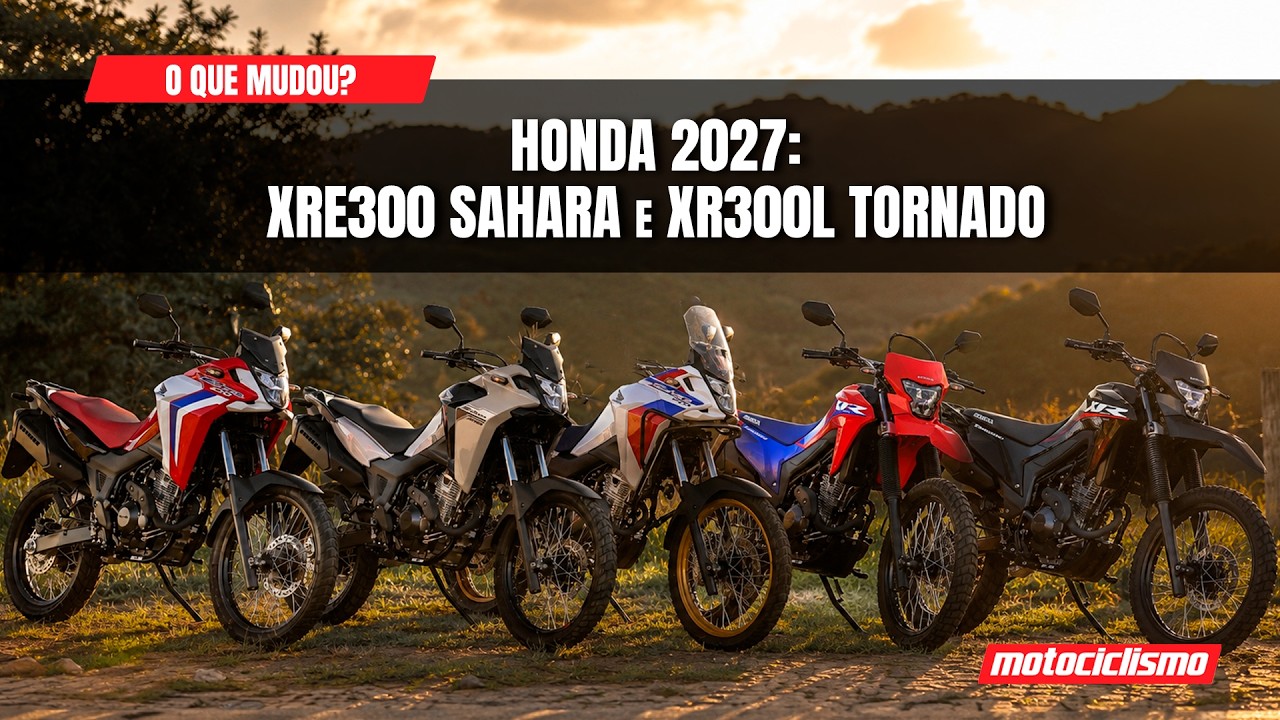 Honda Tornado e Sahara 2027: veja todas as novidades, preços e versões