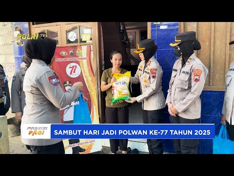 POLWAN POLRES MAGELANG KOTA GELAR BAKTI SOSIAL DI KAMPUNG SEMPLON SAMBUT HARI JADI POLWAN KE-77