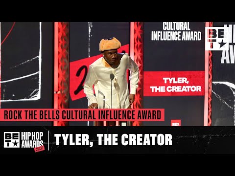 Tyler, The Creator Emotionally Thanks Q-Tip, Missy Elliot, Pharrell & Others | Hip Hop Awards '21