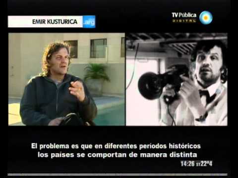 Vivo en Argentina - Entrevista a Emir Kusturica - 09-04-12 (1 de 2)