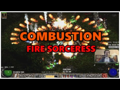 [Project Diablo 2] 600+ Magic Find Combustion Fire Sorceress build overview