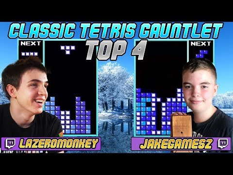2020 CTG ICE - Semi 2 - Lazer0monkey vs. Jake - Classic Tetris Gauntlet SEASON OF ICE Tourney
