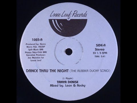 Tanya Denise - Dance Thru the night "The Rubber Ducky song" (198X) [Electrofunk/Boogie]