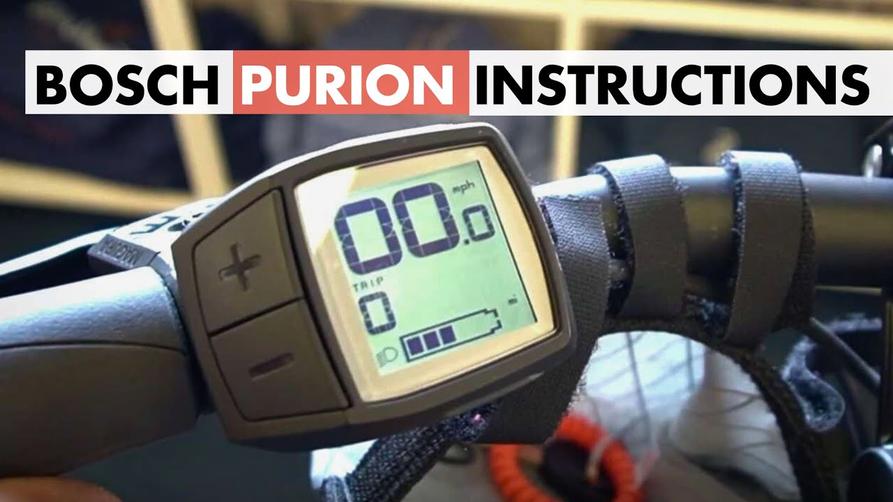 How to Use the Bosch Purion Controller