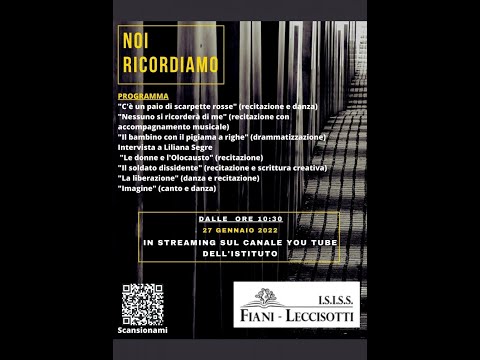 NOI RICORDIAMO | 27 GENNAIO 2022