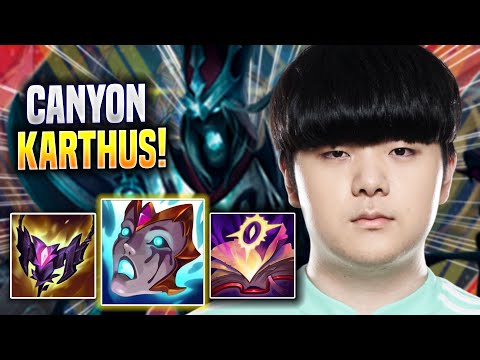 CANYON IS A MONSTER WITH KARTHUS! - DK Canyon Plays Karthus JUNGLE vs Graves! | Season 2022