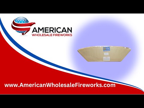 Slice - 15s Ghost Blue Lemon Purple PFX15FR 40 3 ... Available at American Wholesale Fireworks!