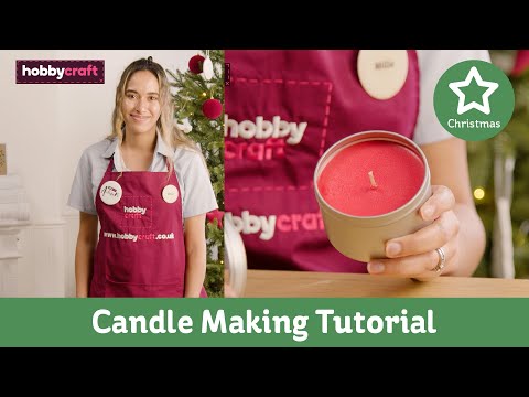 Christmas Candle Making Tutorial | Hobbycraft