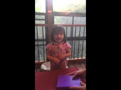 Roselyn sings Happy Birthday to daddy