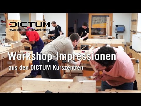Workshop-Impressionen aus den DICTUM Kurszentren - Handwerkskurse, Drechselkurse, Schmiedekurse usw.