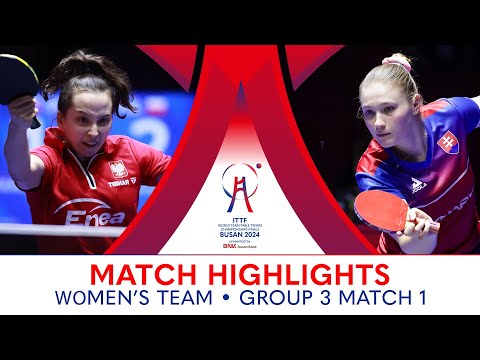 Tatiana Kukulova (SVK) vs Katarzyna Wegrzyn (POL) | WT G3  Match 1 | #ITTFWorlds2024