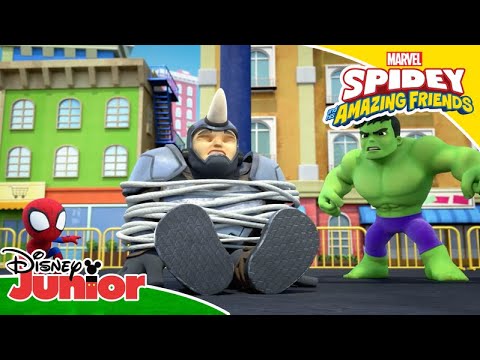 💪 Test Your Super Strength | Marvel's Spidey and His Amazing Friends | Disney Junior Africa