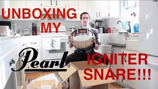 Video thumbnail for UNBOXING MY PEARL IGNITER SNARE DRUM!!! by COOP3RDRUMM3R