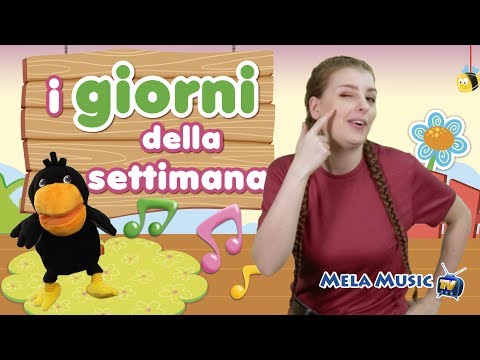I giorni della settimana con Aurora e Theo - Canzoni per bambini @Mela_Educational