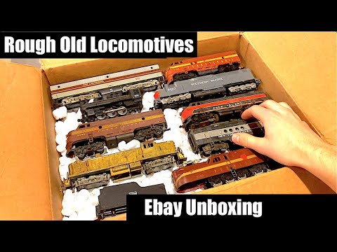 Rough Old HO Locomotives From Ebay - Unboxing Brass & Diecast Engines