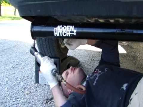 Installing the Hidden Hitch on the 2005 Sienna Part 1