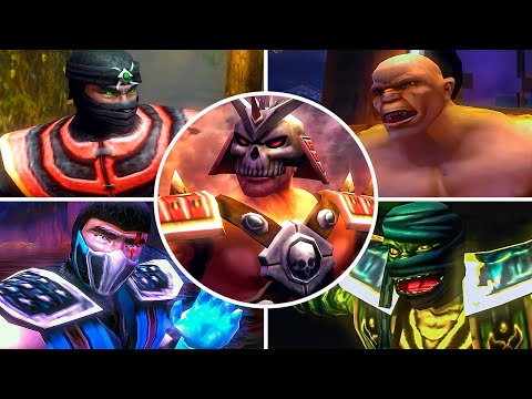 Mortal Kombat Shaolin Monks (PS2) - All Bosses & Ending | 4K 60FPS