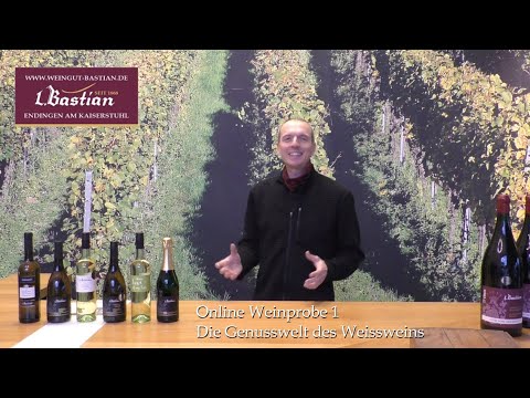 Online Weinprobe 1 Die Genusswelt des Weissweins Vorstellung
