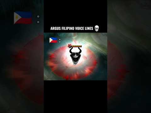 💀 Argus Filipino Voice Lines - Mobile Legends #mlbb #mobilelegends #shorts