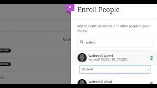 Blackboard training: Student enrollment (for academic staff)