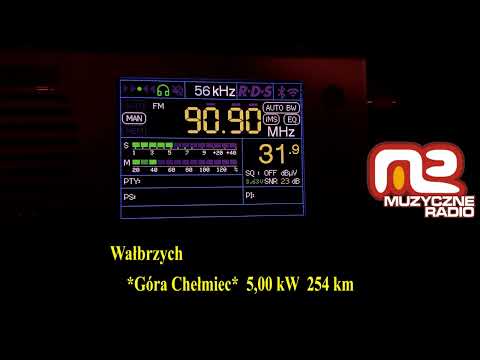 [FM-DX] Tropo 90.9 MHz Muzyczne Radio reception in Piotrków Tryb. 12. 11. 2022