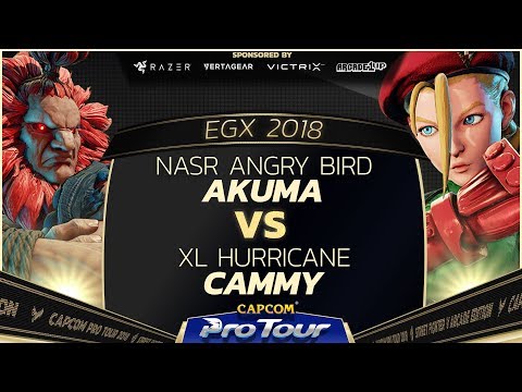NASR Angry Bird (Akuma) vs XL Hurricane (Cammy) - EGX 2018 EU Finals Winners Finals - SFV - CPT 2018